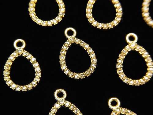 Charm & Parts, Diamond, Pear Shape Gemstone Beads