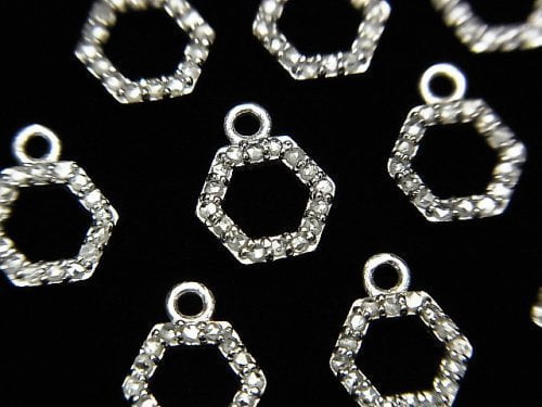 Charm & Parts, Diamond Gemstone Beads