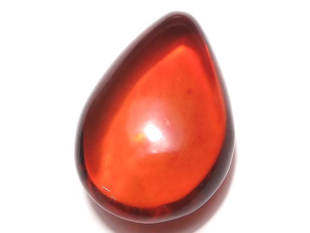 Amber, One of a kind, Pear Shape, Undrilled (No Hole) One of a kind