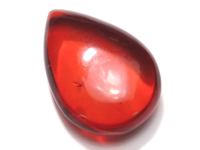 Amber, One of a kind, Pear Shape, Undrilled (No Hole) One of a kind