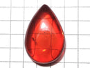 [Video] [One of a kind] Insect Red Color Amber Undrilled Pear shape NO.200