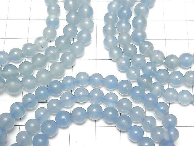 [Video] Natural Blue Calcite AAA- Round 6mm Bracelet