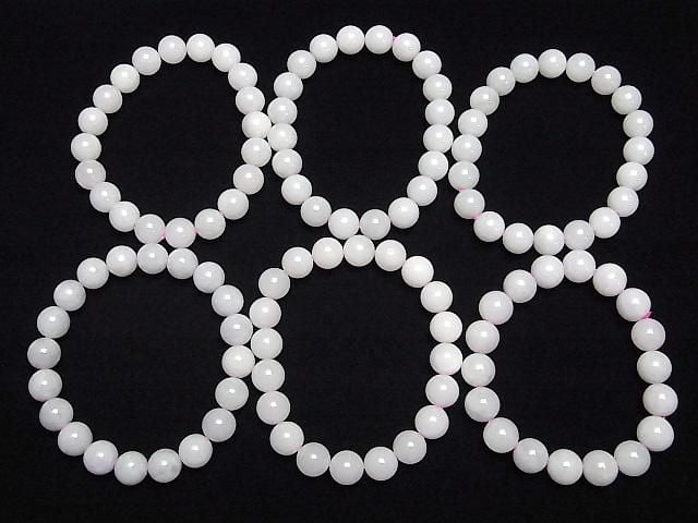 [Video] Lavender Jadeite AAA-Round 9mm-10mm Bracelet