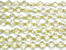[Video] High Quality Lemon Quartz AAA Diamond Shape (Cushion Cut) 9x9mm half or 1strand (18pcs)