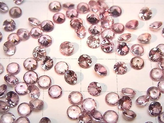 [Video] High Quality Color Change Garnet AAA Undrilled Round Faceted 4x4mm [Light Color] 3pcs