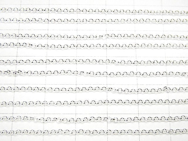 Silver925 Rolo Chain Approx 1.6mm Pure Silver Finish 10cm