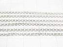 Silver925 Rolo Chain Approx. 1.6mm Rhodium Plated 10cm