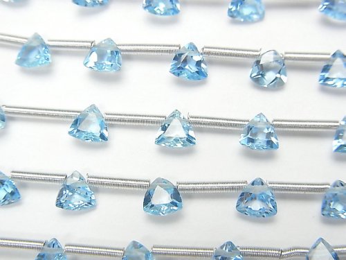 Topaz, Triangle Gemstone Beads