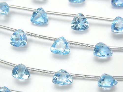 Topaz, Triangle Gemstone Beads
