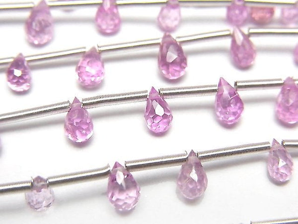 Drop, Faceted Briolette, Sapphire Gemstone Beads