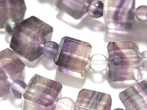 Accessories, Bracelet, Cube, Fluorite, Round Gemstone Beads