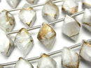 [Video]Copper Calcite AAA Diamond 12x8mm half or 1strand (18pcs )