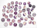 [Video]Fluorite AAA Round Cabochon 12x12mm 3pcs
