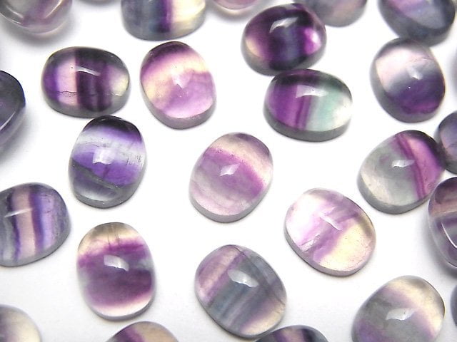 Cabochon, Fluorite Gemstone Beads