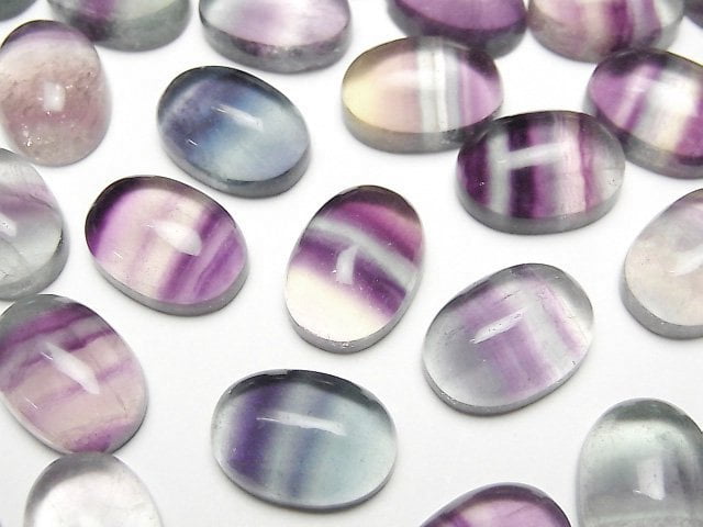 Cabochon, Fluorite Gemstone Beads