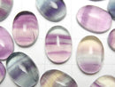 [Video]Fluorite AAA Oval Cabochon 14x10mm 3pcs