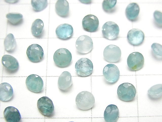 [Video]Grandidierite AAA- Loose stone Round Faceted 4x4mm 5pcs