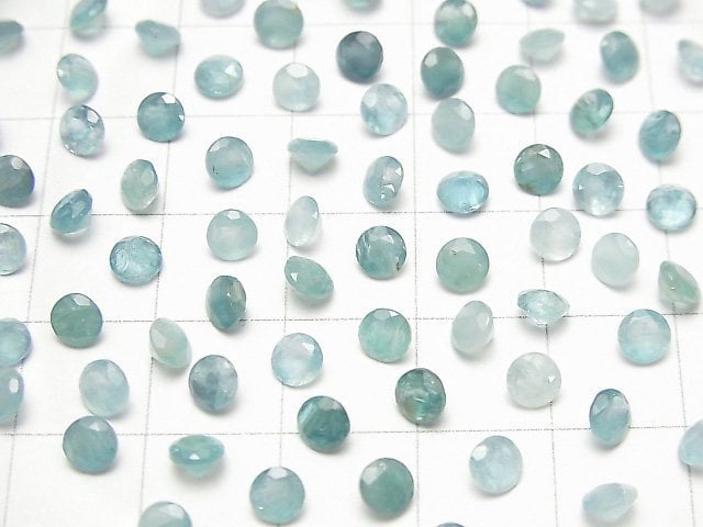 [Video]Grandidierite AAA- Loose stone Round Faceted 4x4mm 5pcs