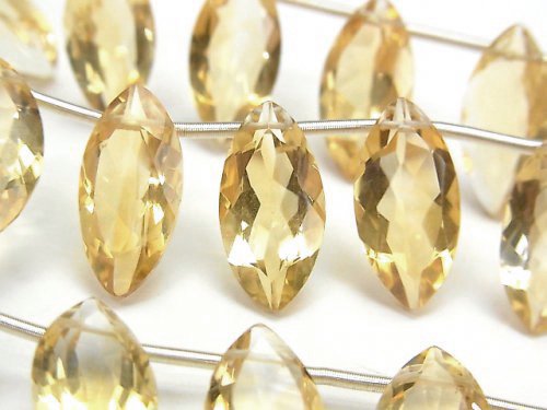 Citrine, Marquise Gemstone Beads