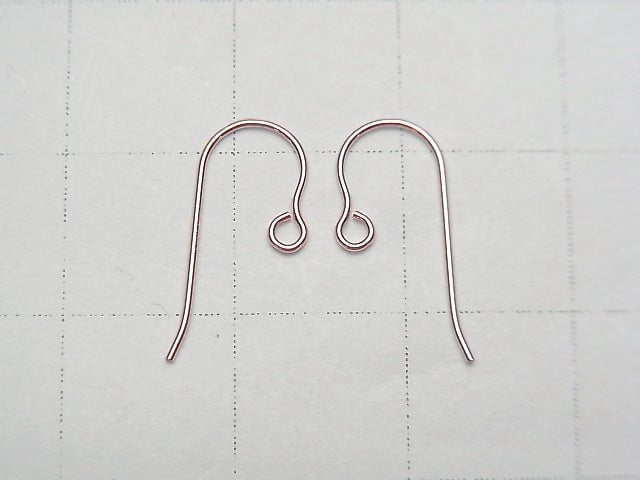 14KGF Pink Gold Filled Earwire 15x7mm 2pairs