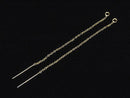 14KGF American Threader Earrings Cable 65mm 1pair
