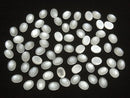 [Video] High Quality White Moonstone AAA Oval Rose Cut 8x6mm 5pcs