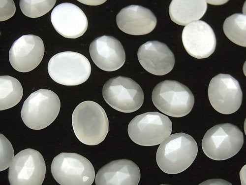 Moonstone, Oval, Rose Gemstone Beads