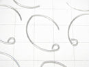 Silver925  Earwire 24x17mm 1pair