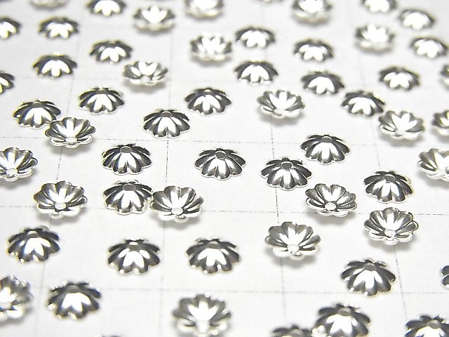 Silver 925 Bead Caps [4mm][5mm][6mm] 10pcs