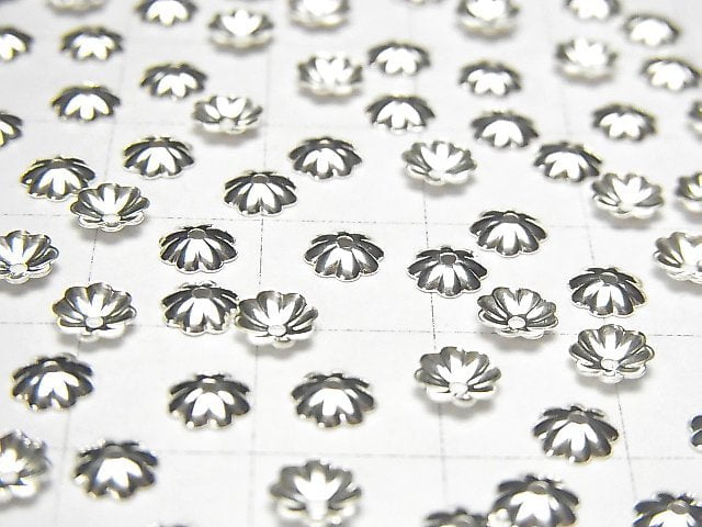 Silver925 Bead Caps [4mm][5mm][6mm] 10pcs