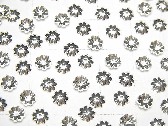 Silver 925 Bead Caps [4mm][5mm][6mm] 10pcs