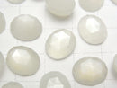 [Video] High Quality White Moonstone AAA Oval Rose Cut 12x10mm 2pcs