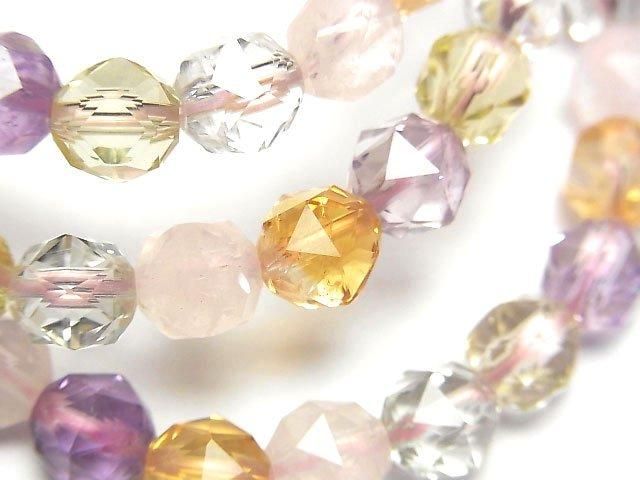 Bracelet 8mm rond à facettes étoilées AAA en pierres mélangées de haute qualité