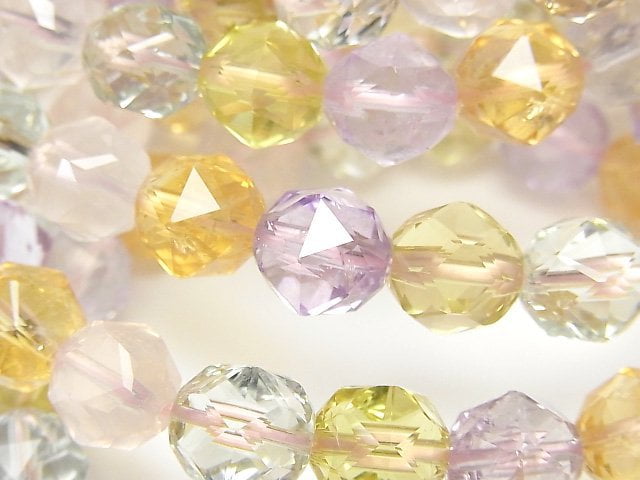 [Video]High Quality Mixed Stone AAA Star Faceted Round 10mm Bracelet