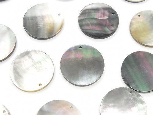 Coin, Mother of Pearl (Shell Beads) Pearl & Shell Beads