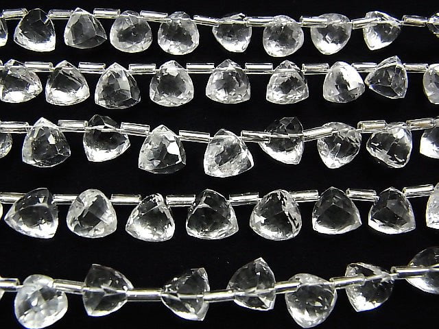 [Video] High Quality Crystal AAA 3D Triangle Cut 8x8x8mm half or 1strand (18pcs)