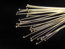 14KGF Ball Head Pin [0.3x25mm][0.3x38mm][0.3x50mm] 10pcs