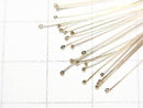 14KGF Ball Head Pin [0.3x25mm][0.3x38mm][0.3x50mm] 10pcs