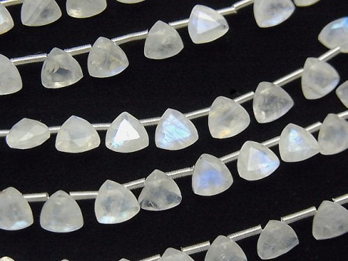 Rainbow Moonstone, Triangle Gemstone Beads