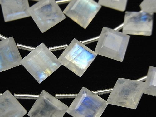 Diamond, Rainbow Moonstone Gemstone Beads