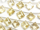 Citrine, Diamond Gemstone Beads