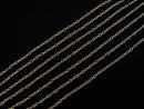 14KGF Cable Chain 1.3mm 10cm