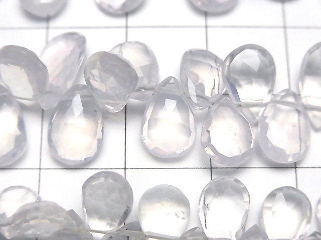 [Video] Scorolite AA++ Pear shape Faceted Briolette 1strand beads (aprx.7inch / 17cm)