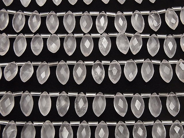 [Video]High Quality Rose Quartz AA++ Faceted Marquise 12x6mm 1strand (12pcs)