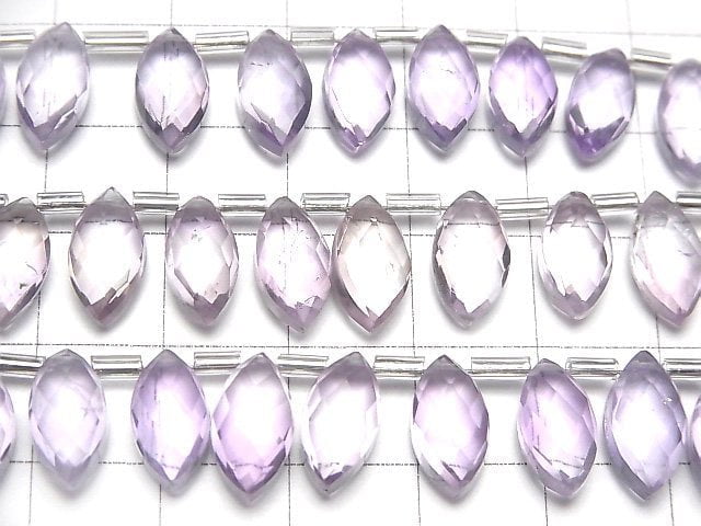 [Video] Pink Amethyst AAA- Faceted Marquise 12x6mm 1strand (12pcs)