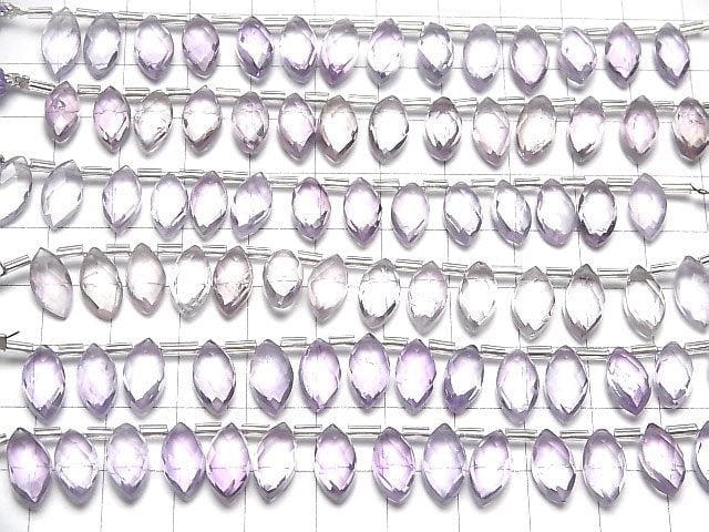 [Video] Pink Amethyst AAA- Faceted Marquise 12x6mm 1strand (12pcs)