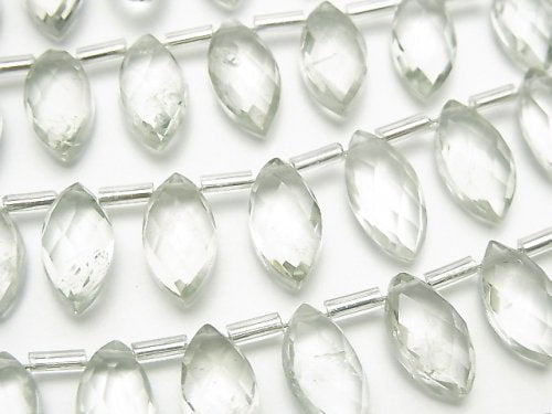 Green Amethyst, Marquise Gemstone Beads