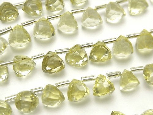 Lemon Quartz, Triangle Gemstone Beads