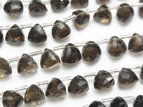 Smoky Quartz, Triangle Gemstone Beads