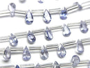 [Video] High Quality Tanzanite AAA Pear shape Faceted 5x3mm half or 1strand (18pcs )